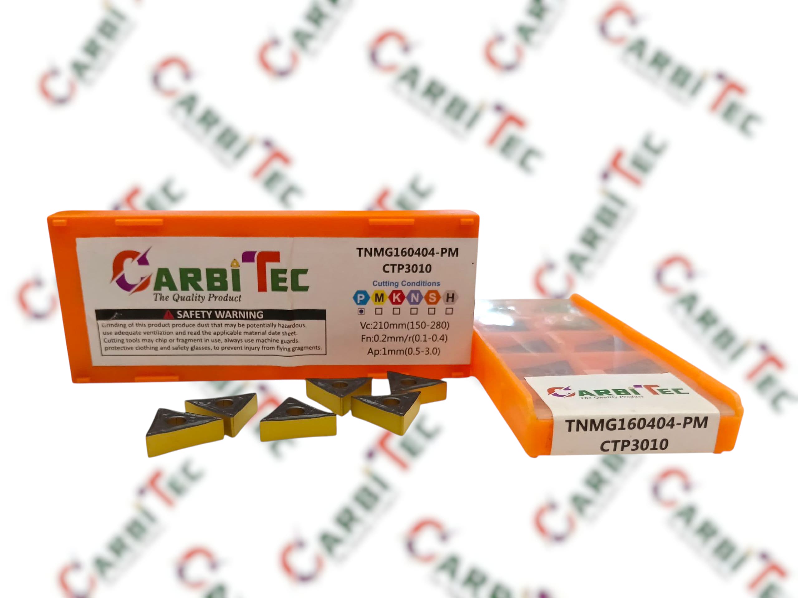 Carbide Insert TNMG160404-PM  (pack of 10 1box)