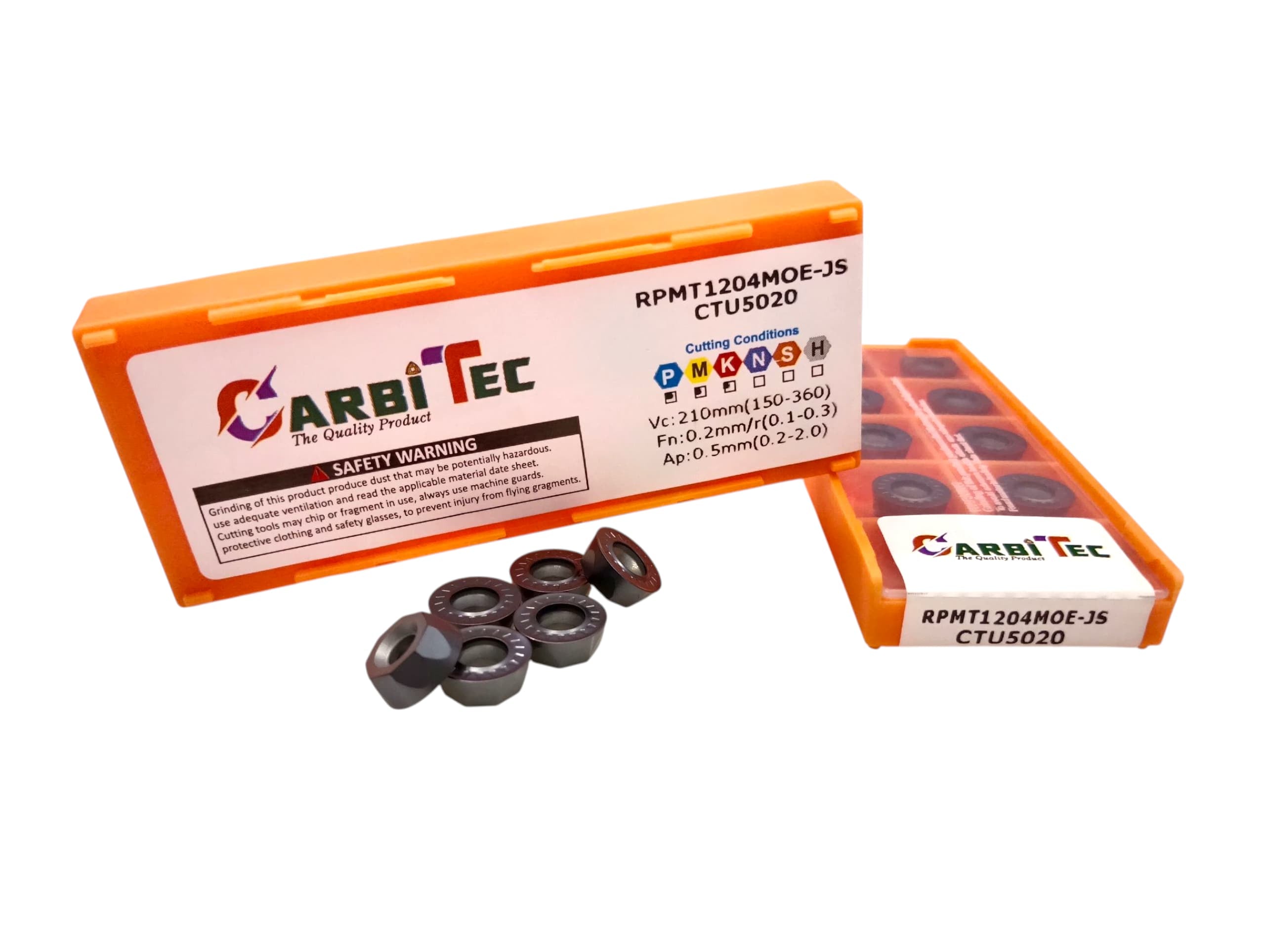 Carbide Insert RPMT1204-JS  (pack of 10 1box)